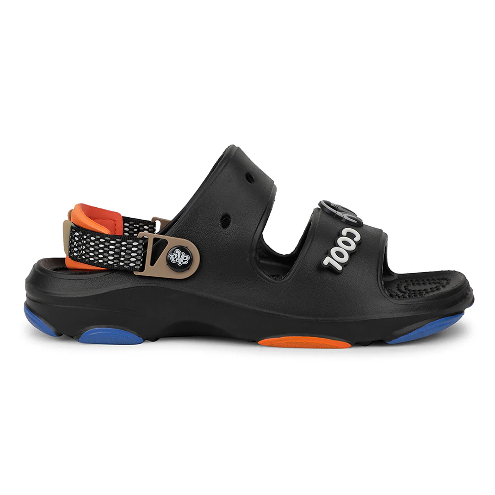 A-HA Casual Black Sandal For Mens ZQ-HXM-03 By Liberty - Image 3