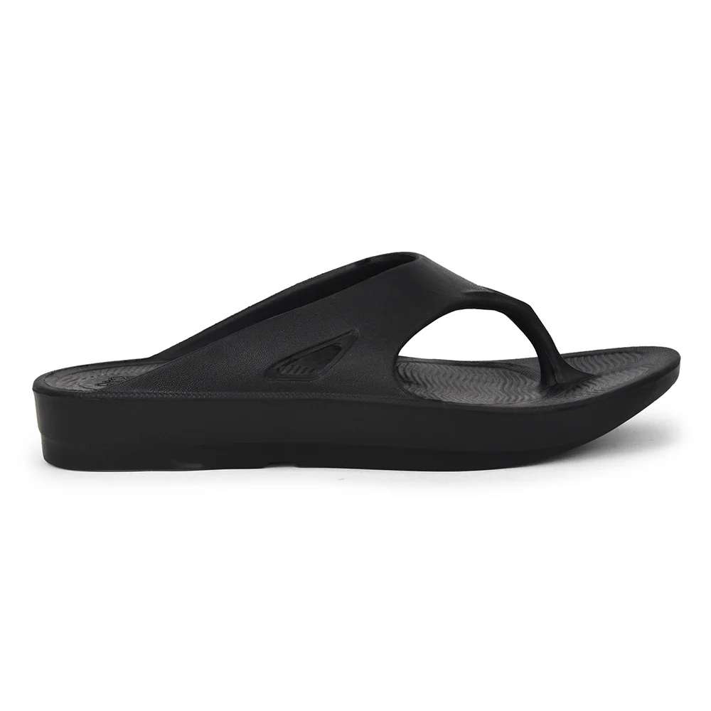 A-HA Casual Black Slippers For Men STEP-STAR By Liberty - Image 2