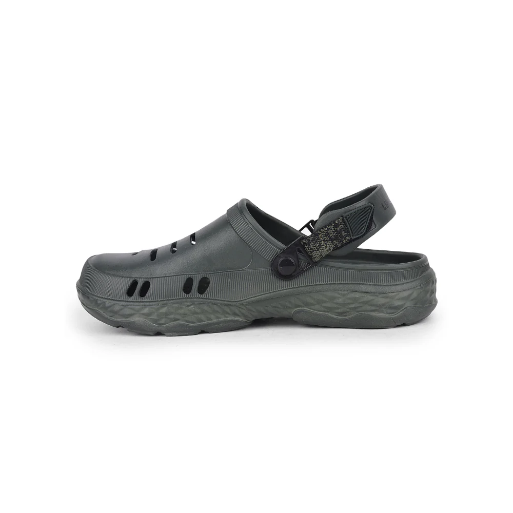 A-HA Casual Dark Green Clogs For Men BEACHRIDE By Liberty - Image 3