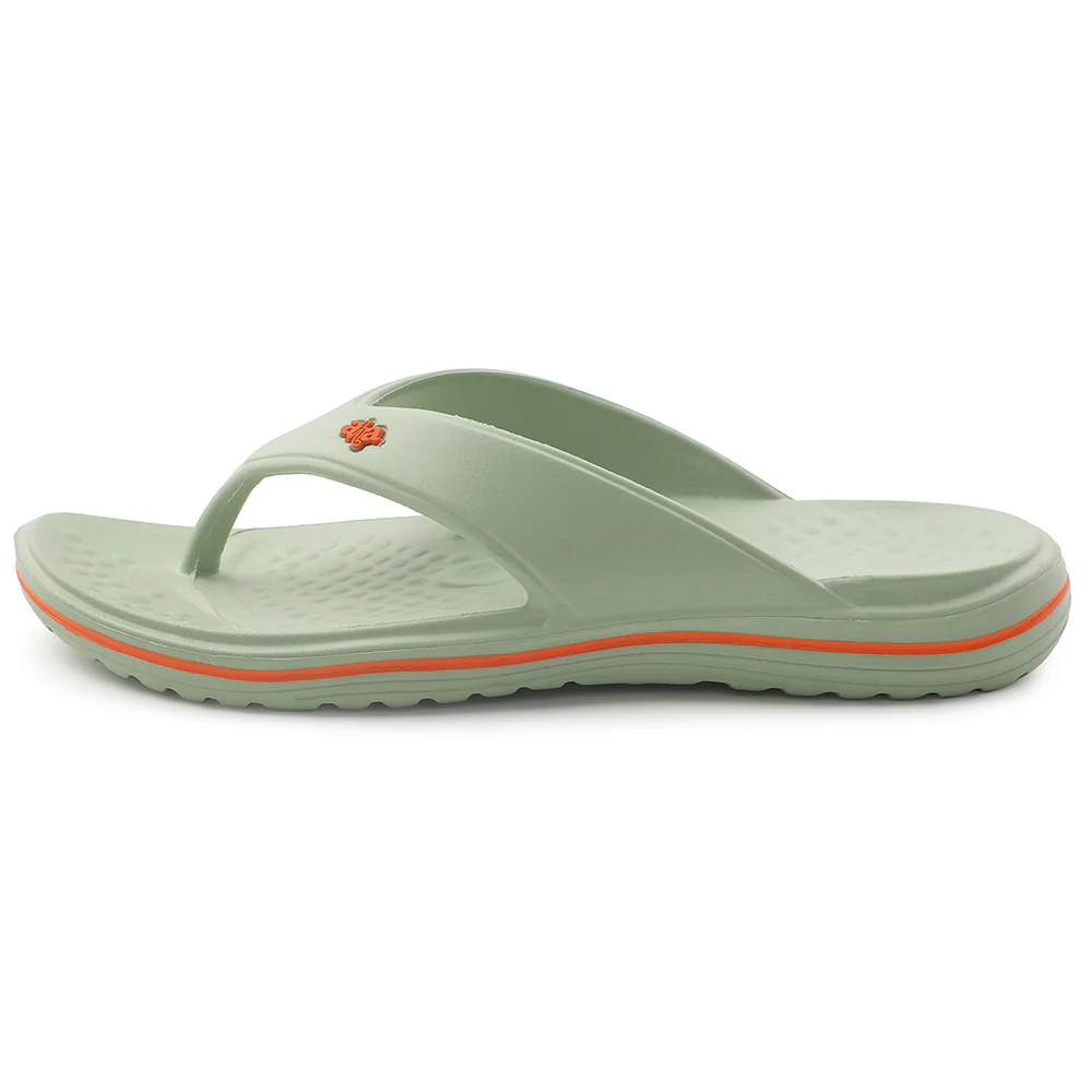 A-HA Casual Light Green Flip Flop For Men BEACHTIME By Liberty - Image 3