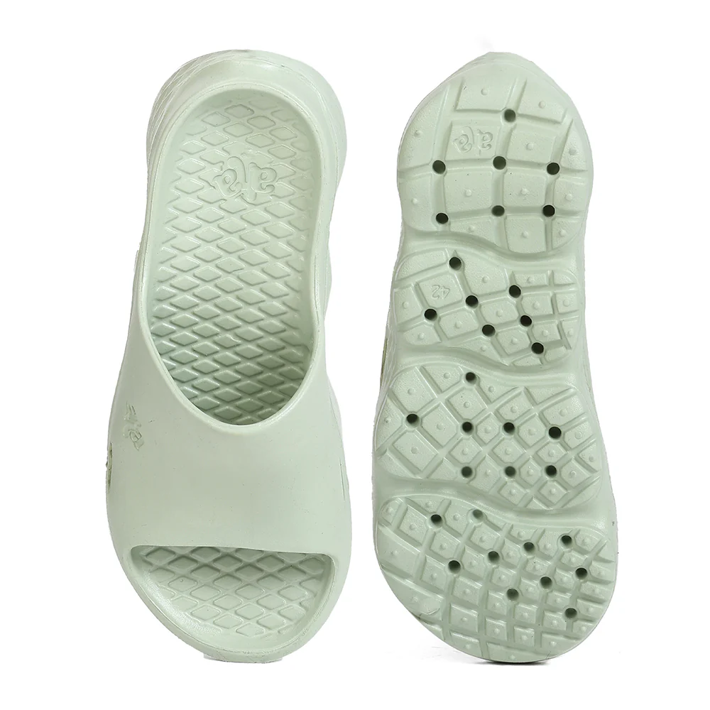 A-HA CLOUD-1 Sea Green Casual Slip-on Slides for Men by Liberty - Image 4