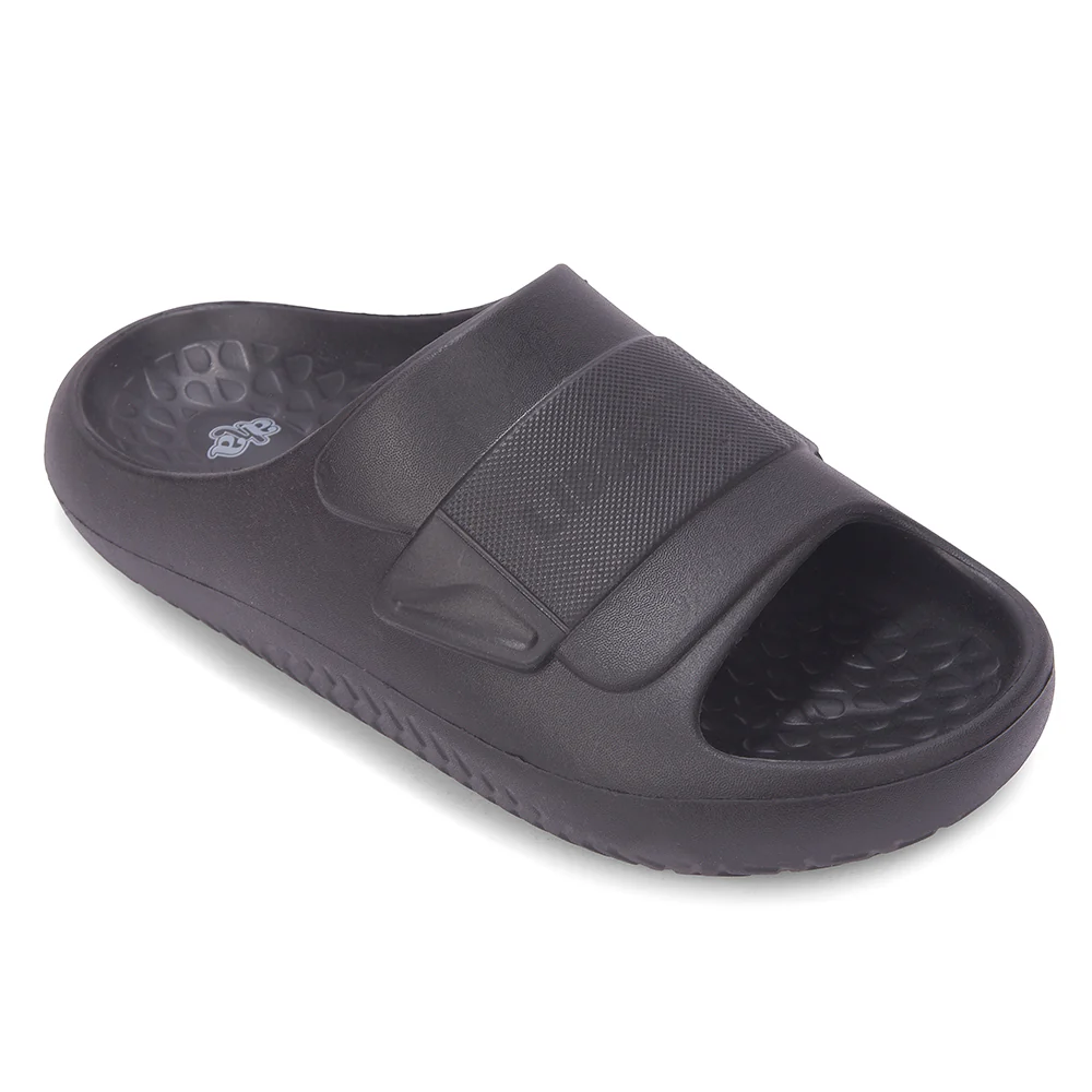 A HA DAILYWALK Black Casual Slip on Slides for Men by Liberty