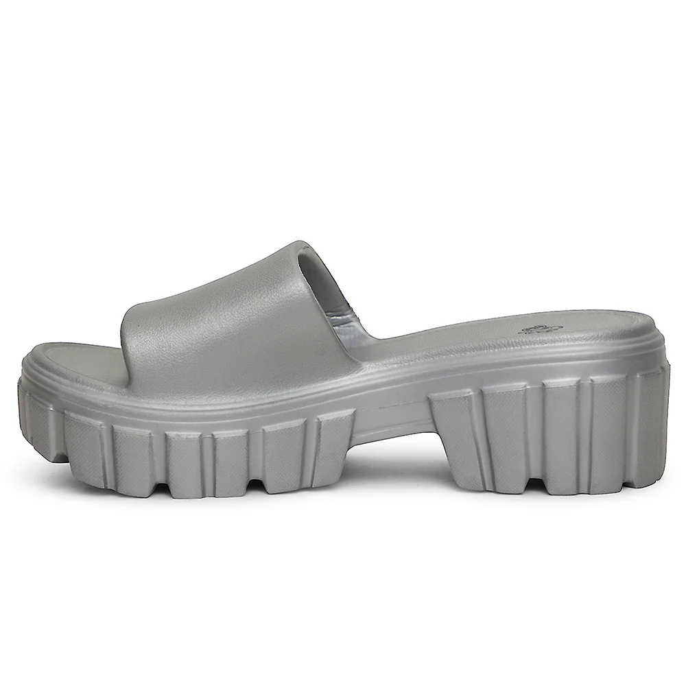 A-HA Dark Grey Casual Sandal For Women LB46-01E By Liberty - Image 3
