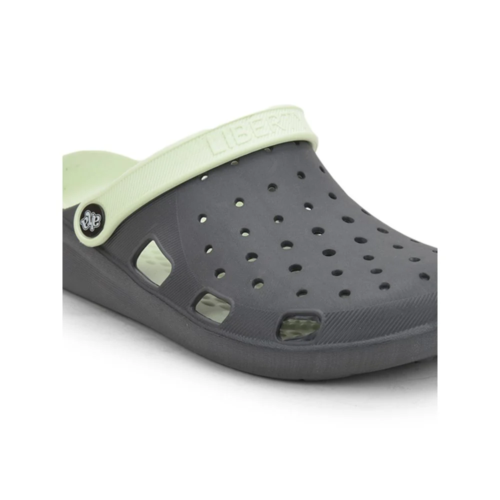 A-HA Dark Grey Slingback Clogs For Men LPMXT-800 By Liberty - Image 3