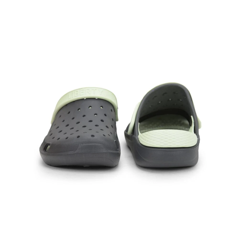 A-HA Dark Grey Slingback Clogs For Men LPMXT-800 By Liberty - Image 5