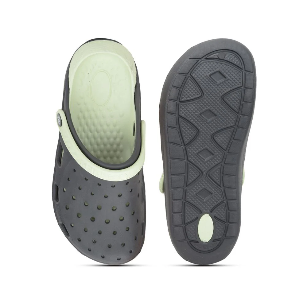 A-HA Dark Grey Slingback Clogs For Men LPMXT-800 By Liberty - Image 6