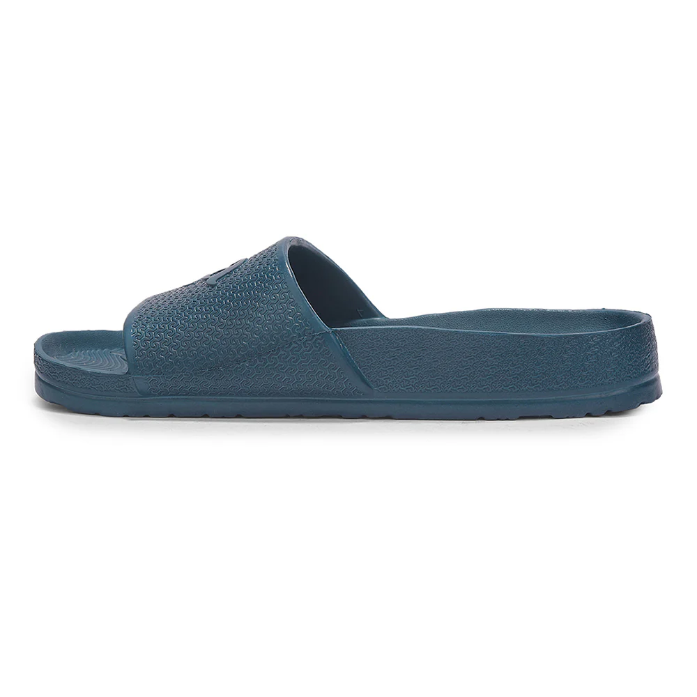 A-HA DOCTOR-2M Teal Blue Casual Slip on Slides for Men by Liberty - Image 5
