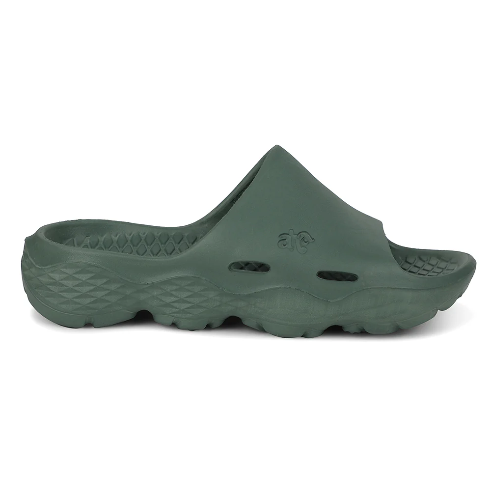 A-HA Green Casual Slipper For Men SOFTWALK By Liberty - Image 2
