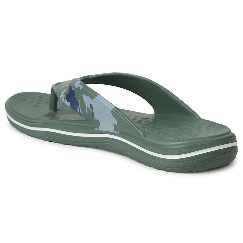 A-HA Green Casual Slipper For Mens BEACHTIM51 By Liberty - Image 5
