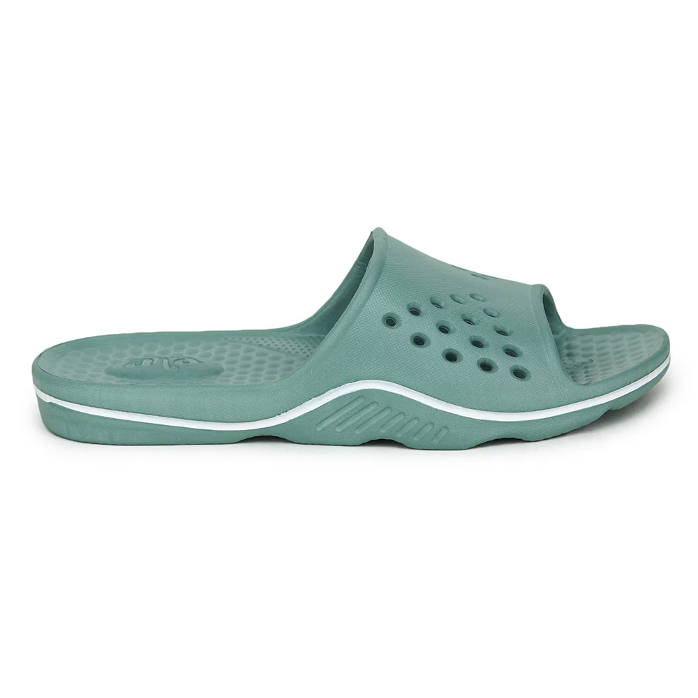 A-Ha (Green) Slides For Men RAMP By Liberty - Image 2