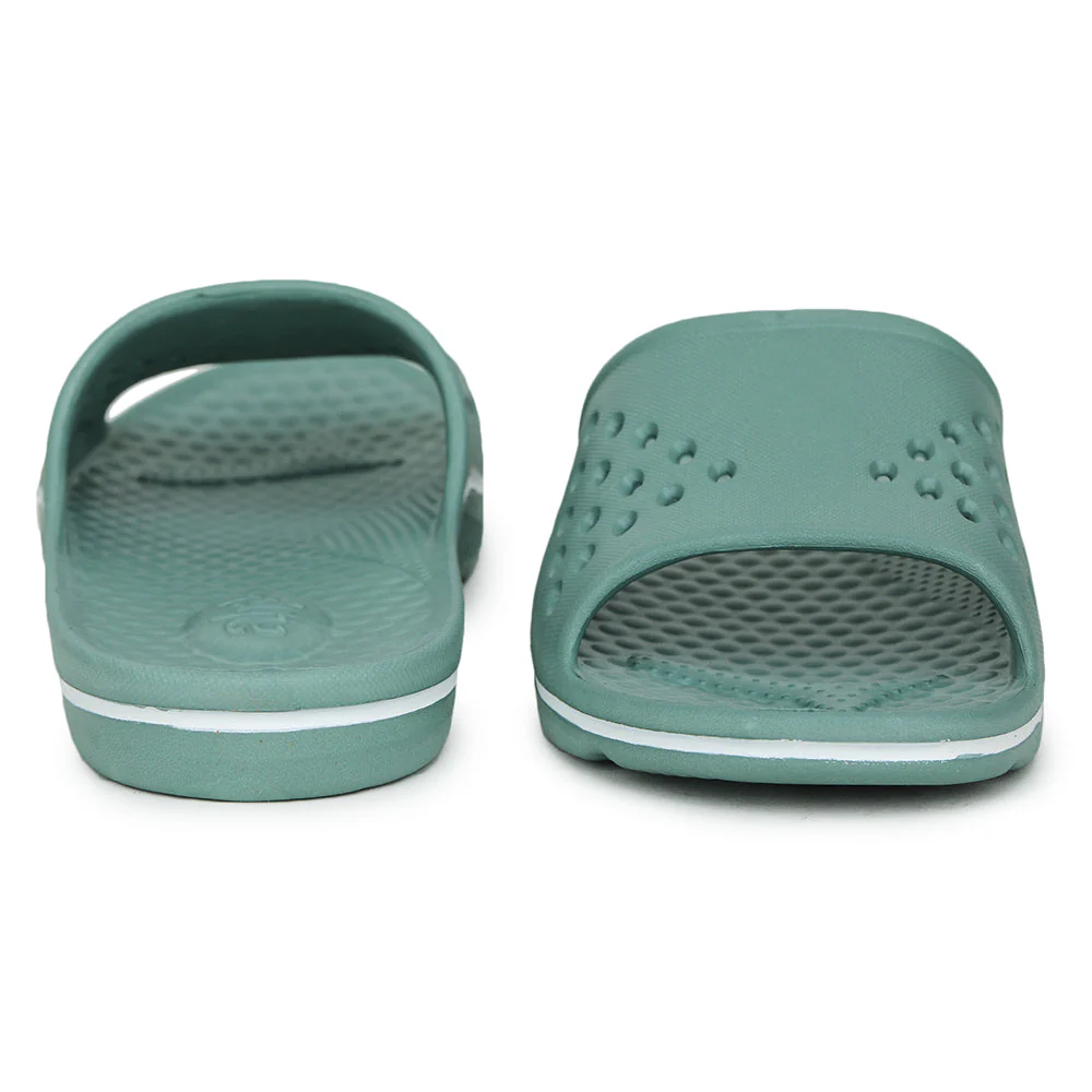 A-Ha (Green) Slides For Men RAMP By Liberty - Image 4