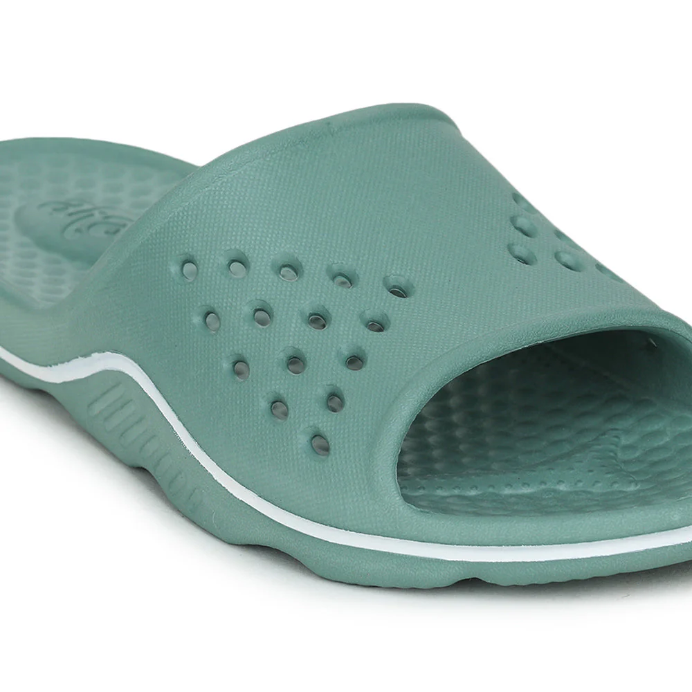 A-Ha (Green) Slides For Men RAMP By Liberty - Image 5
