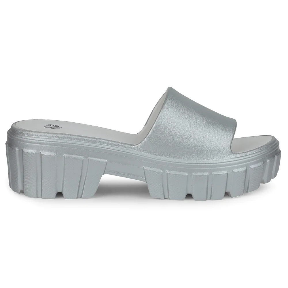 A-HA Grey Casual Sandal For Women LB46-01E By Liberty - Image 2