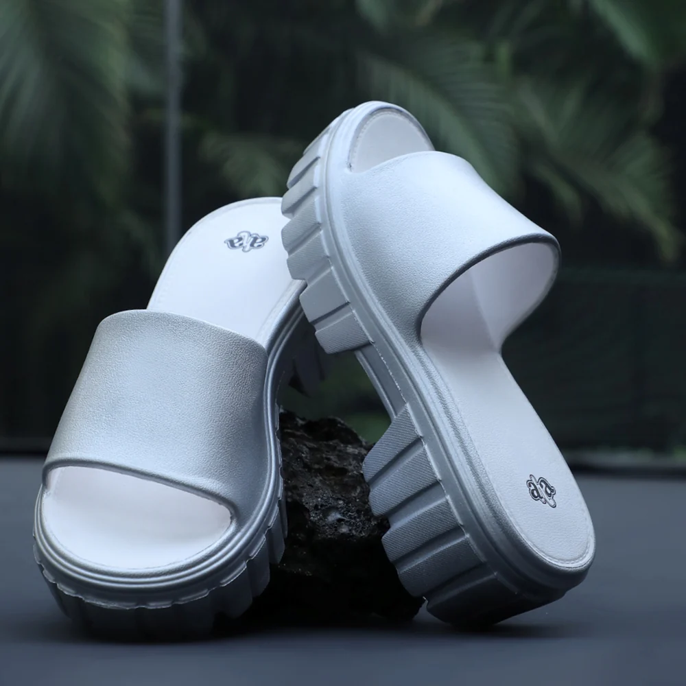 A-HA Grey Casual Sandal For Women LB46-01E By Liberty - Image 4