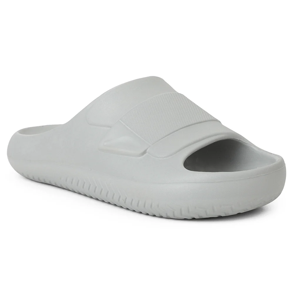 A-HA Grey Casual Slides For Men DREAMWALKM By Liberty