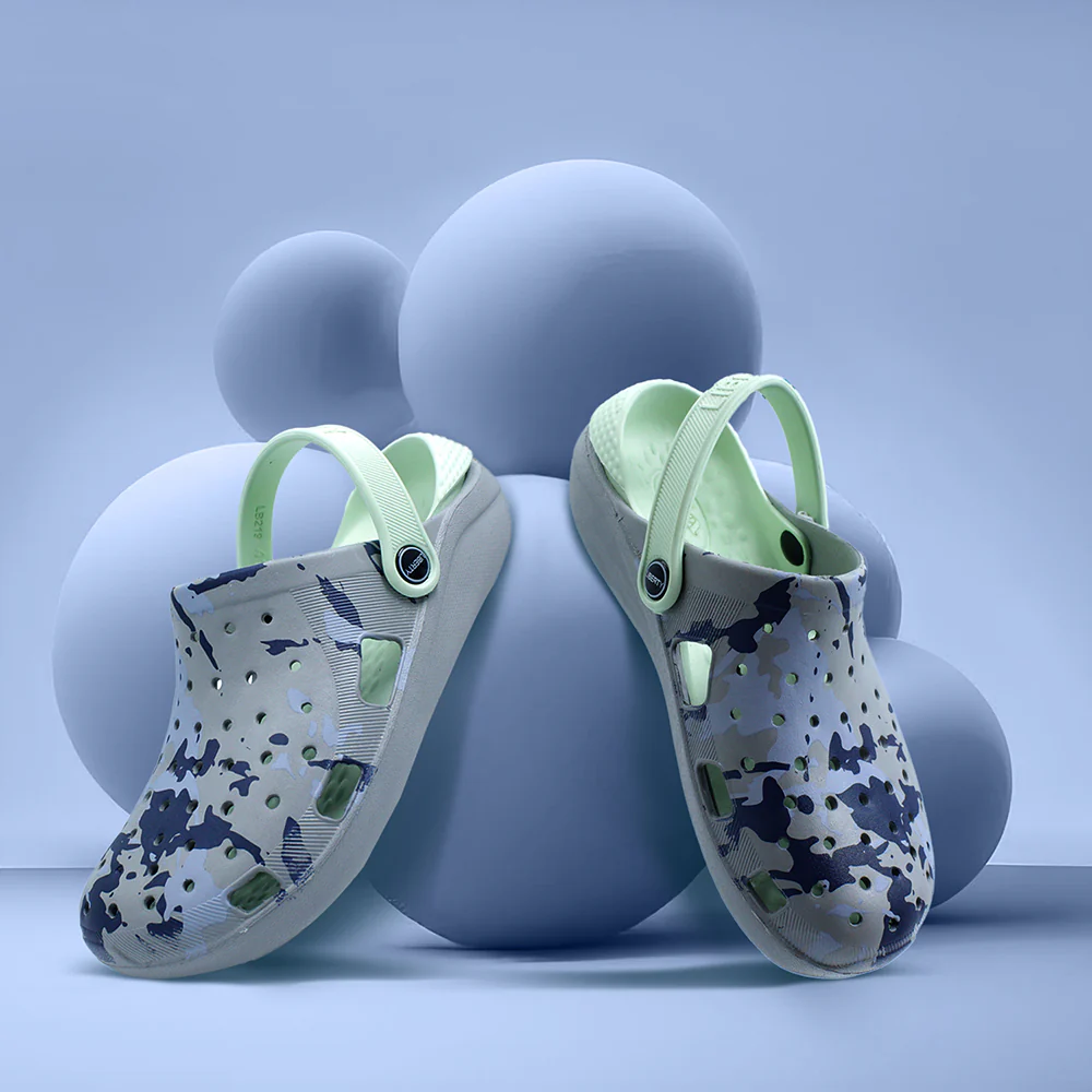A-HA Grey Casual Slingback Clogs For Men LPMXT-811 By Liberty - Image 4