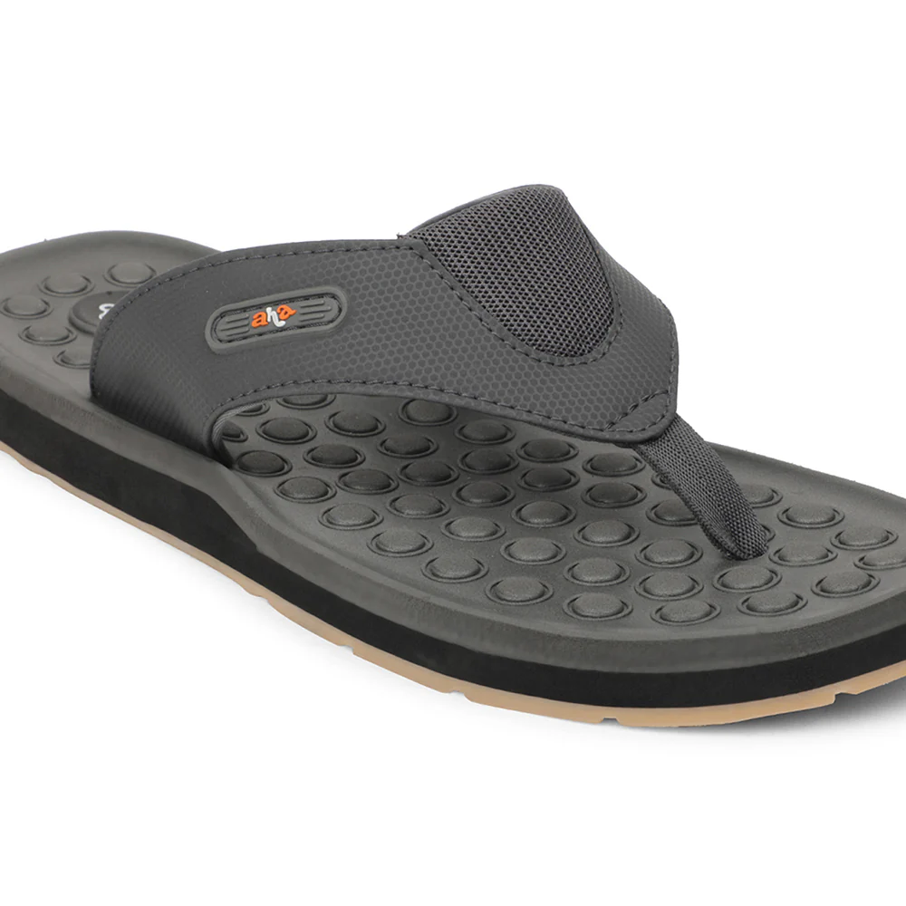 A-HA Grey Casual Slipper For Men ANCO-11 By Liberty - Image 4