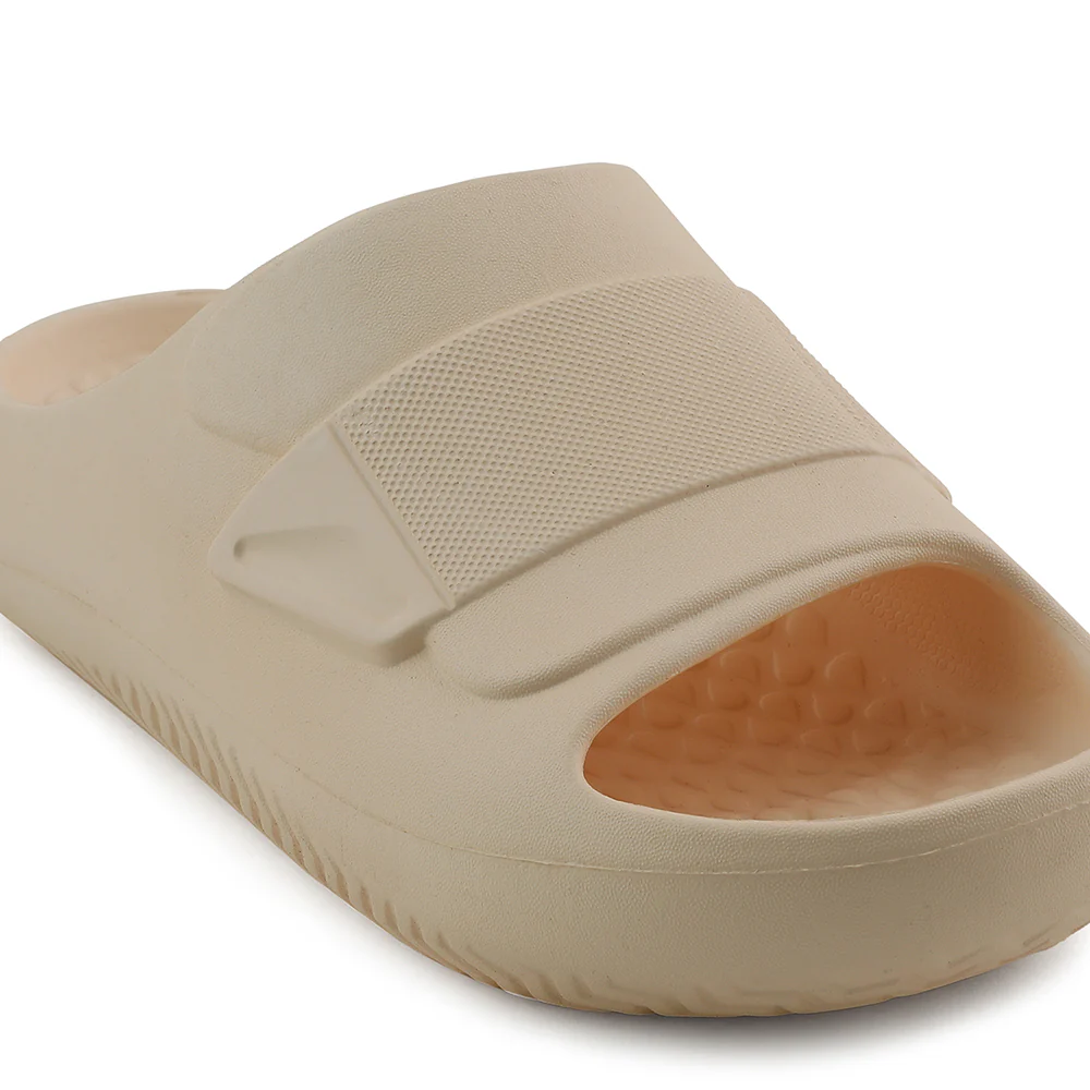 A-HA Khaki Casual Slides For Men DREAMWALKM By Liberty - Image 5