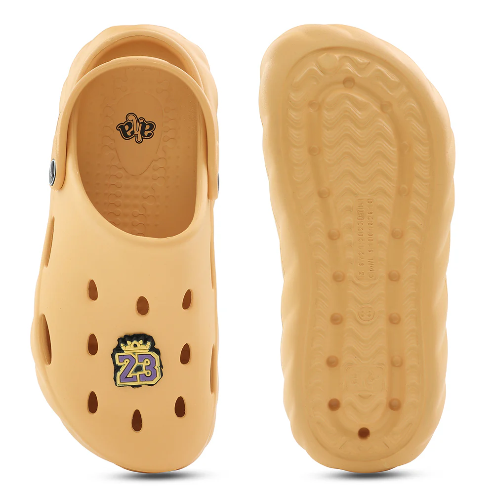 A-HA Mustard Casual Clogs For Kids BEACHWALKK By Liberty - Image 7
