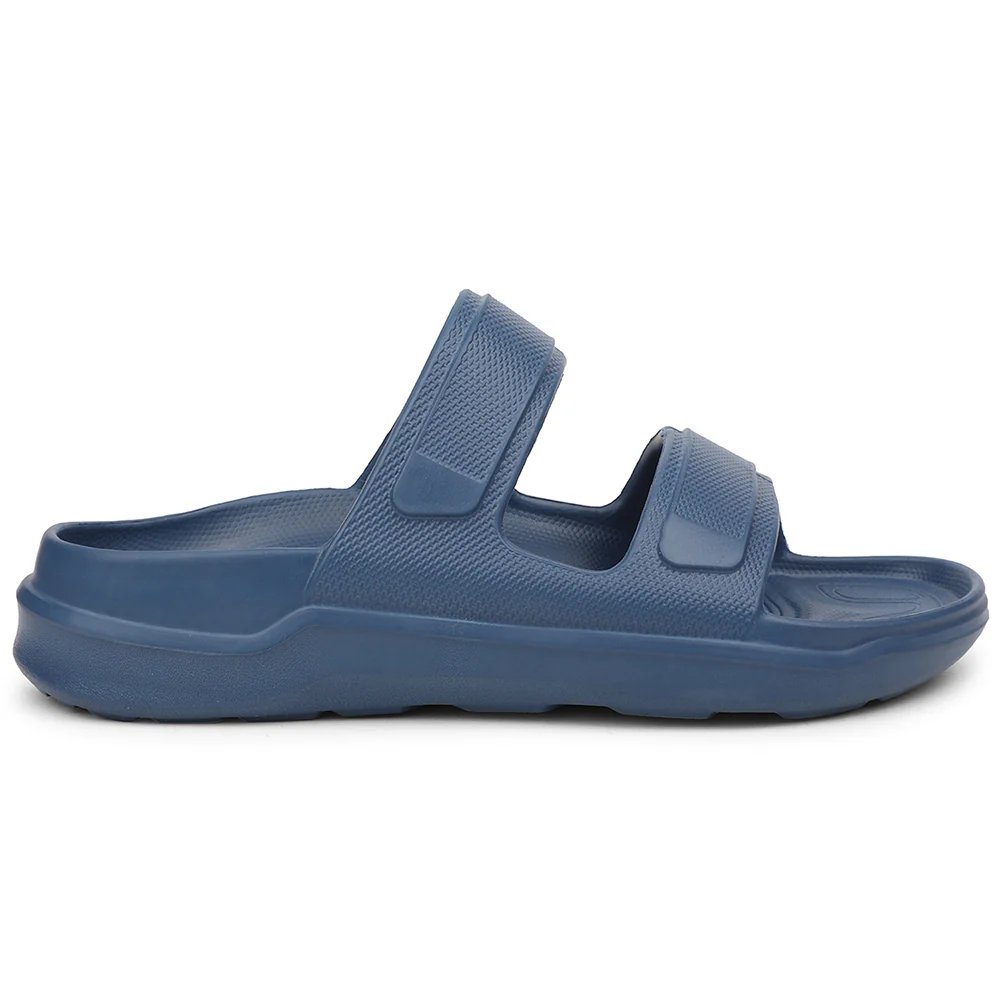 A-HA Navy Blue Casual Slides For Men FDL-2 By Liberty - Image 2