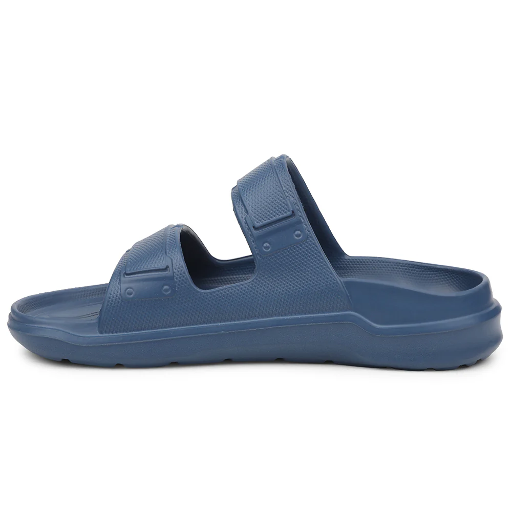 A-HA Navy Blue Casual Slides For Men FDL-2 By Liberty - Image 3