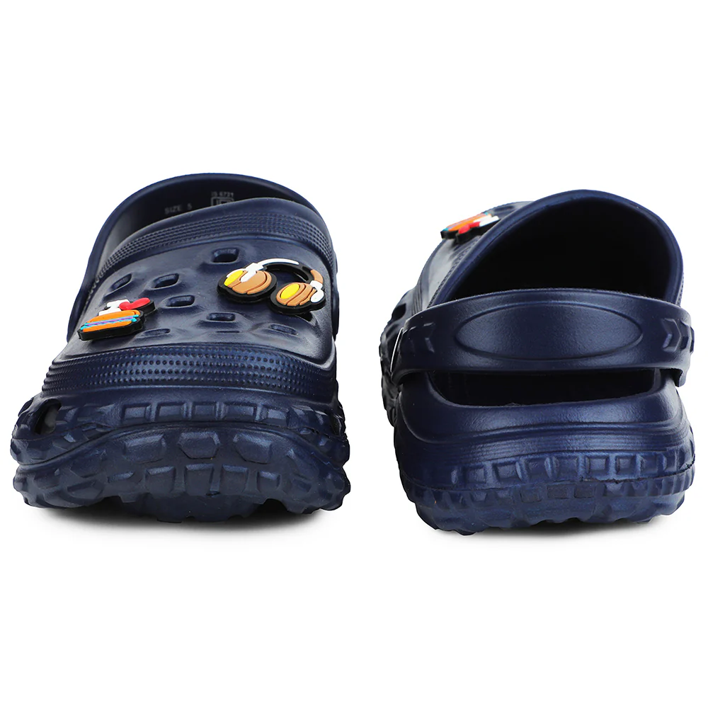A-HA Navy Blue Casual Slingback Clogs For Kids PRL-4 By Liberty - Image 6