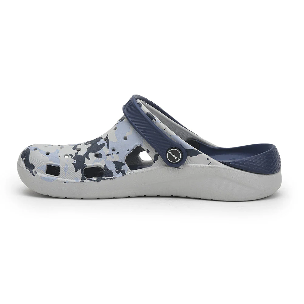 A-HA Navy Blue Casual Slingback Clogs For Men LPMXT-811 By Liberty - Image 3