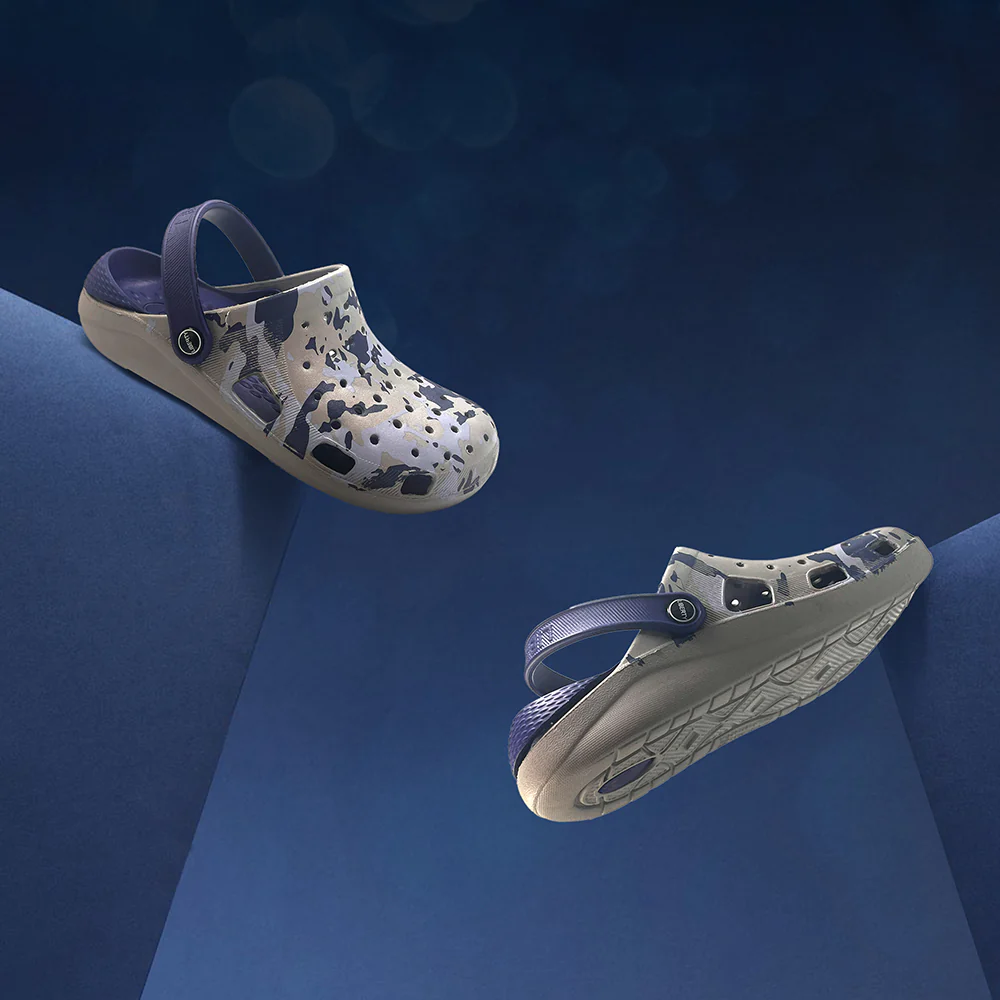 A-HA Navy Blue Casual Slingback Clogs For Men LPMXT-811 By Liberty - Image 4