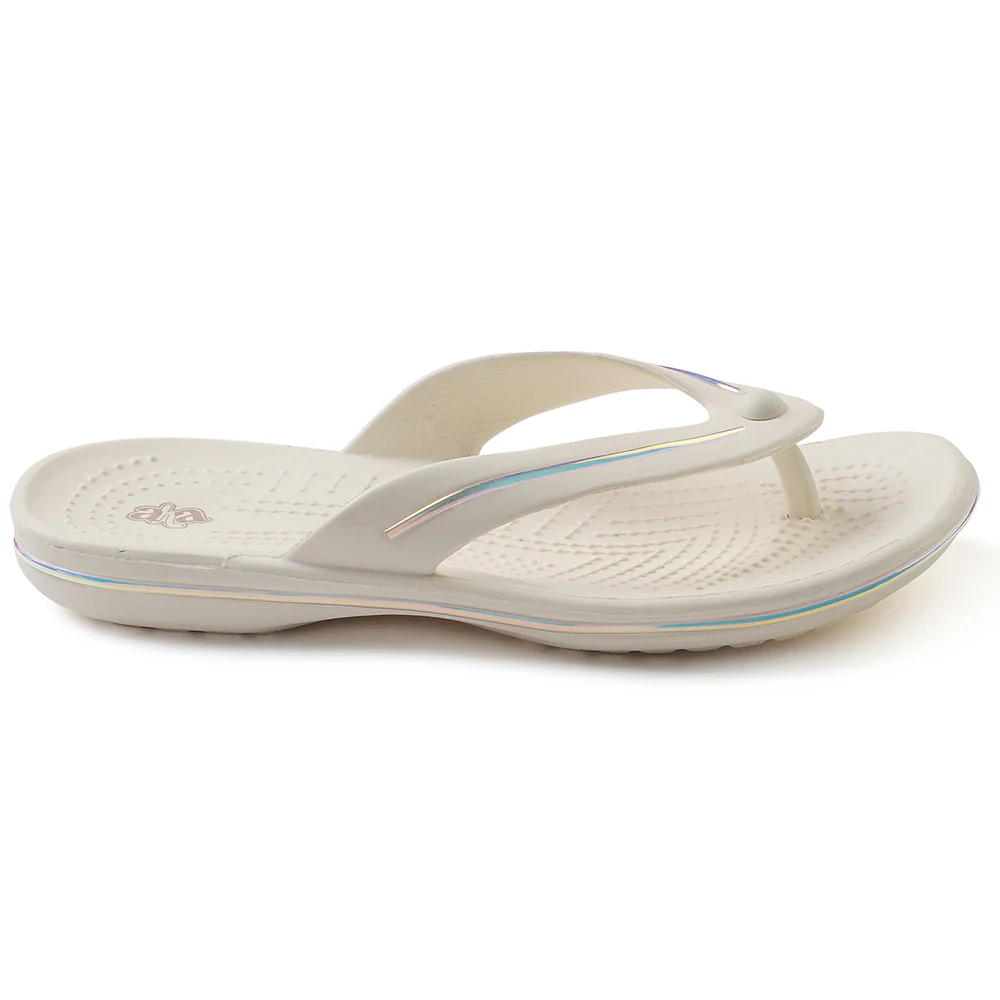 A-HA Off White Casual Slipper For Women MINY By Liberty - Image 2