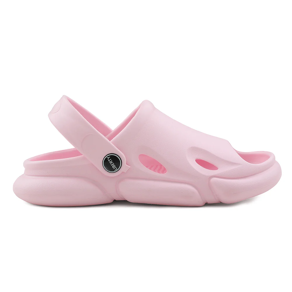 A-HA Pink Casual Clogs For Kids BEACHFIT01 By Liberty - Image 2