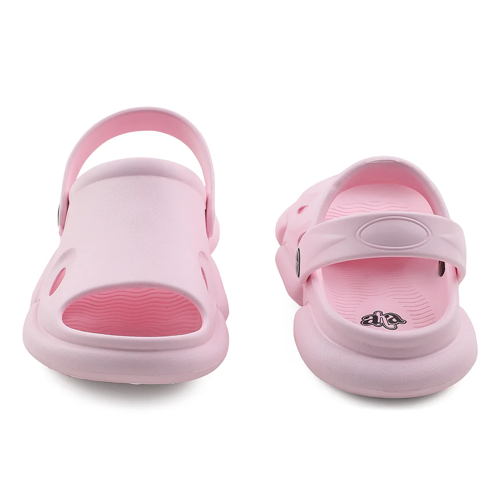 A-HA Pink Casual Clogs For Kids BEACHFIT01 By Liberty - Image 6