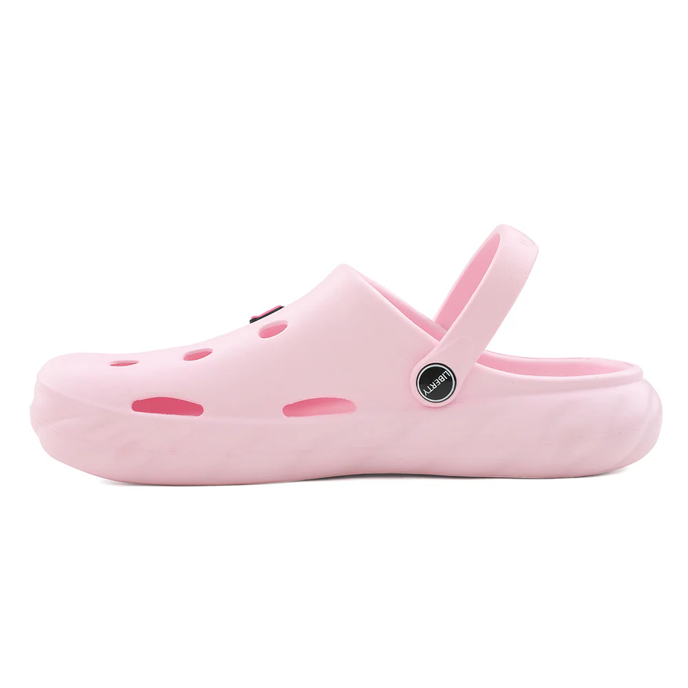 A-HA Pink Casual Clogs For Kids BEACHWALKK By Liberty - Image 3