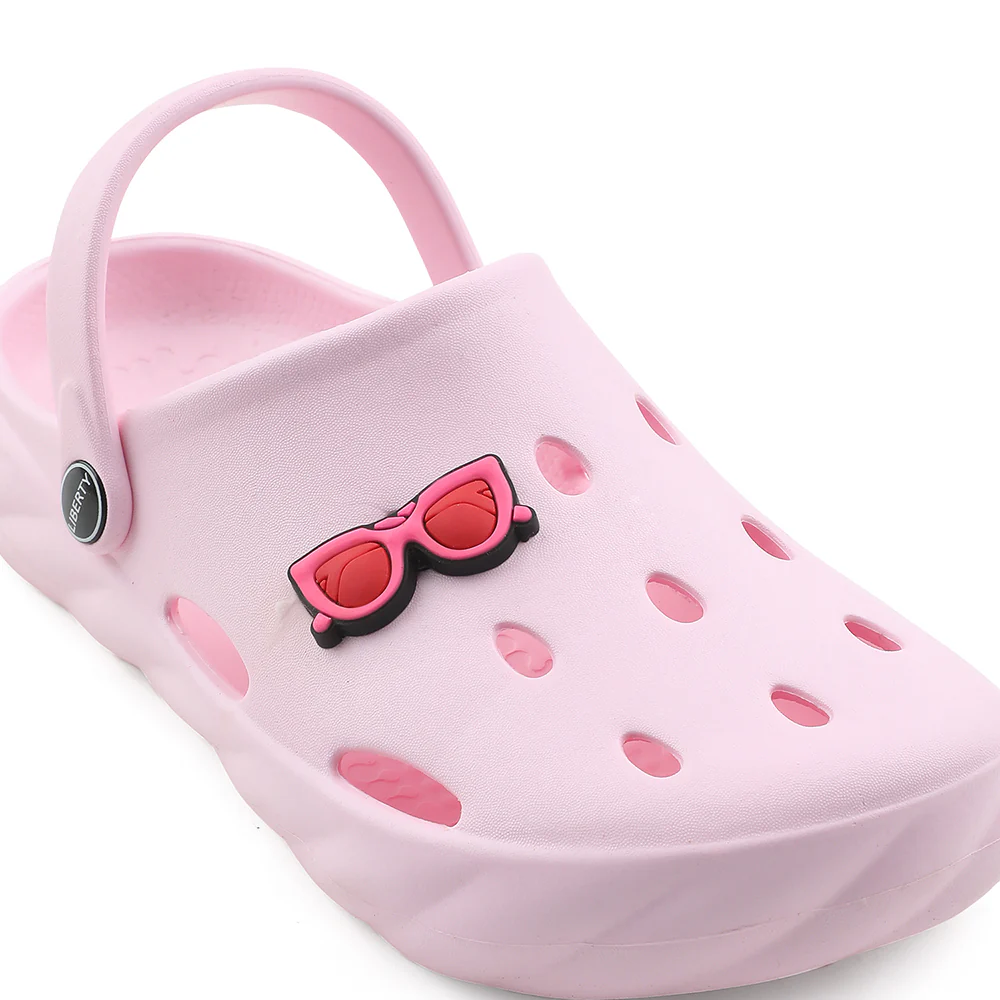 A-HA Pink Casual Clogs For Kids BEACHWALKK By Liberty - Image 5