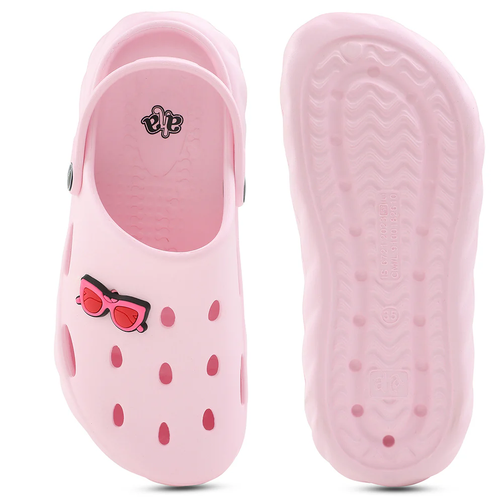 A-HA Pink Casual Clogs For Kids BEACHWALKK By Liberty - Image 7