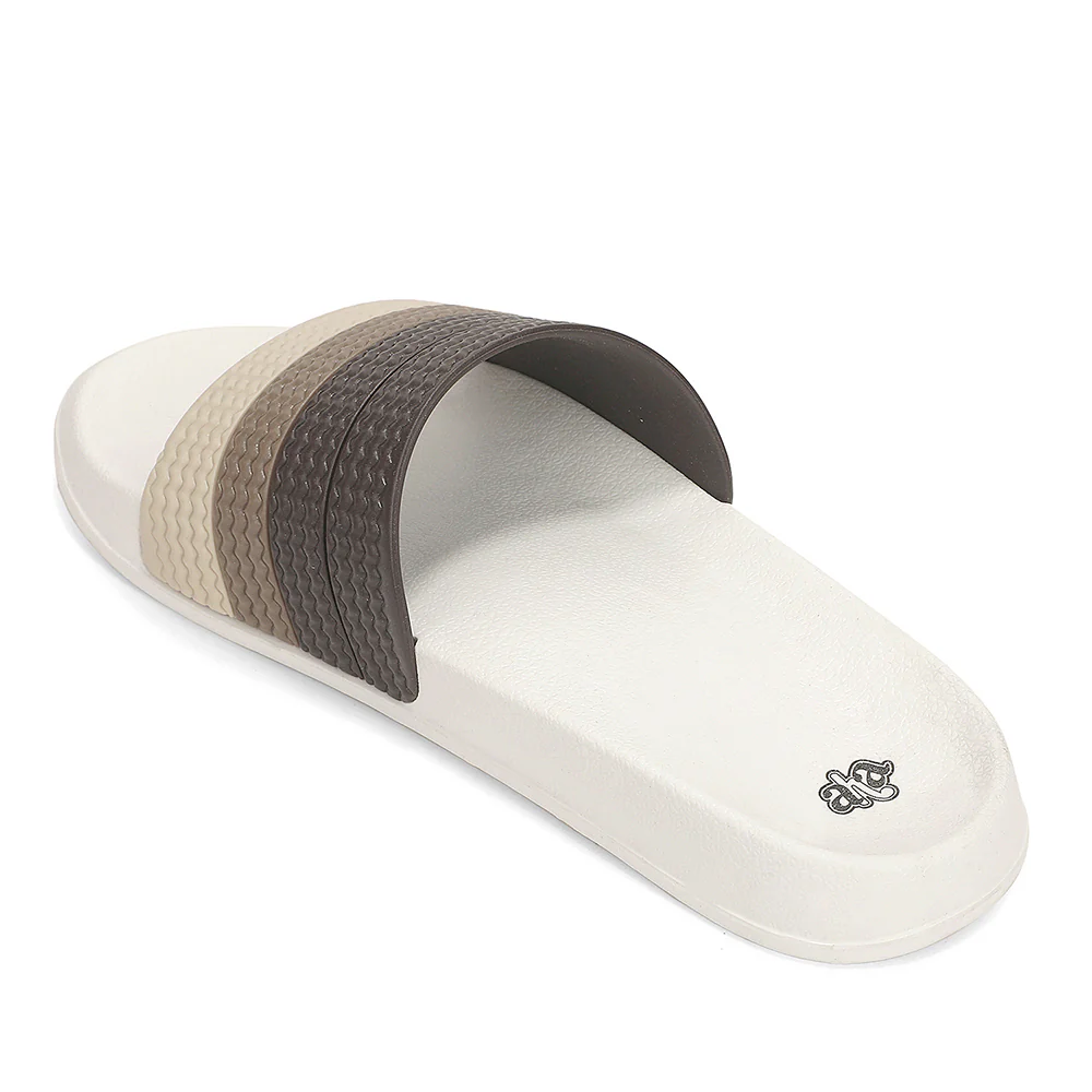 A HA PRIMGO-E Beige Casual Slip on Slides for Men by Liberty - Image 5