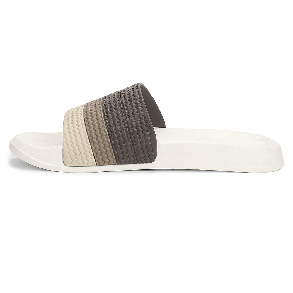 A HA PRIMGO-E Beige Casual Slip on Slides for Men by Liberty - Image 7