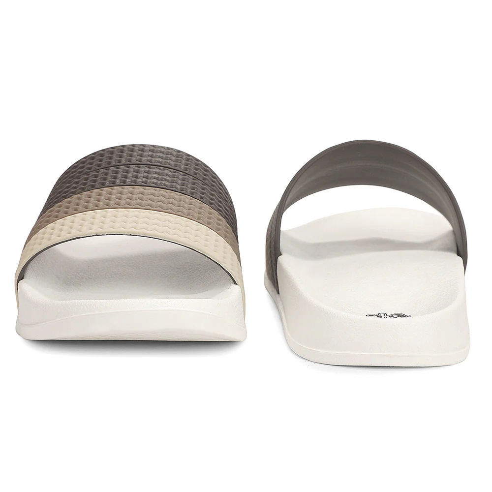 A HA PRIMGO-E Beige Casual Slip on Slides for Men by Liberty - Image 8