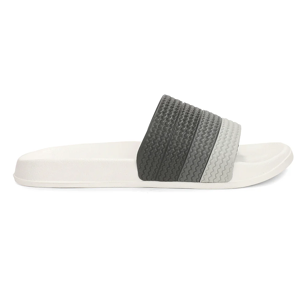 A HA PRIMGO-E Grey Casual Slip on Slides for Men by Liberty - Image 4