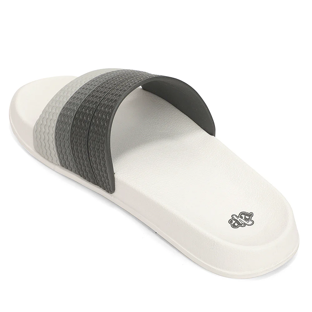 A HA PRIMGO-E Grey Casual Slip on Slides for Men by Liberty - Image 5