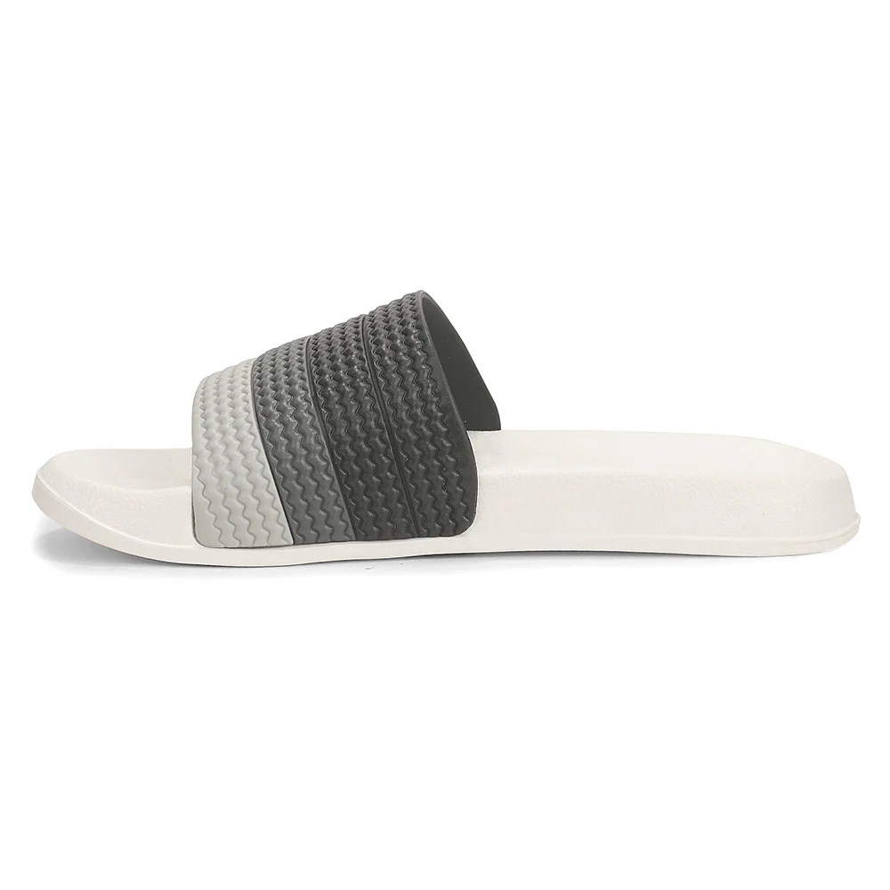 A HA PRIMGO-E Grey Casual Slip on Slides for Men by Liberty - Image 7