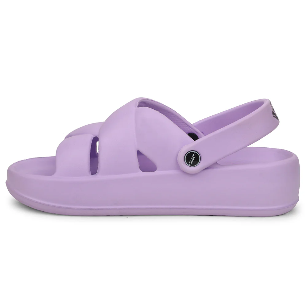 A-HA Purple Casual Slingback Clogs For Women FDL-1 By Liberty - Image 3