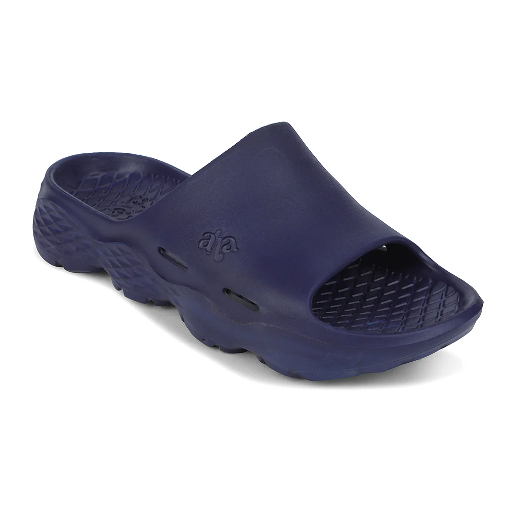 A-HA Royal Blue Casual Slipper For Men SOFTWALK By Liberty