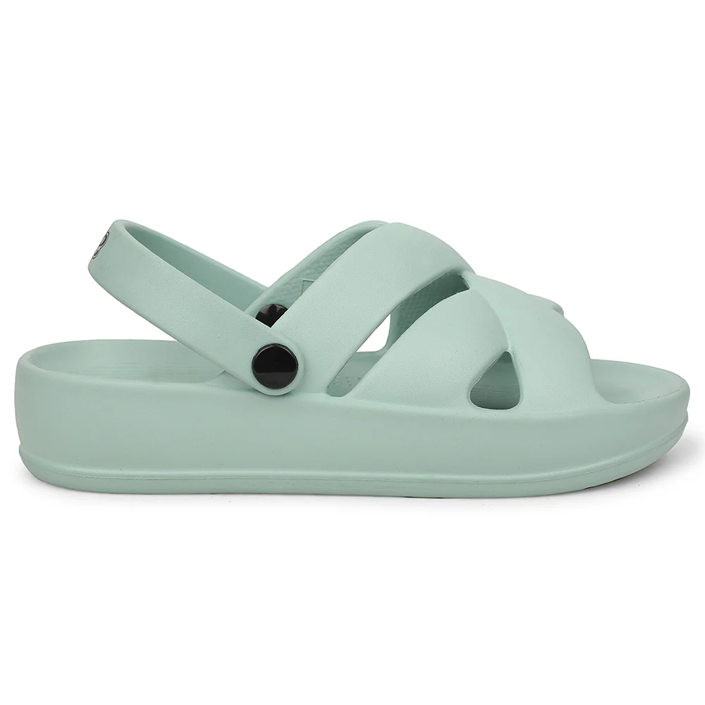 A-HA Sea Green Casual Slingback Clogs For Women FDL-1 By Liberty - Image 2