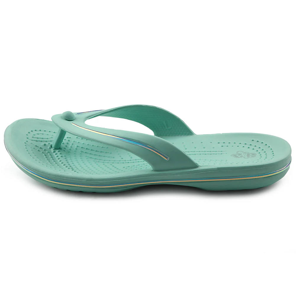 A-HA Sea Green Casual Slipper For Women MINY By Liberty - Image 3