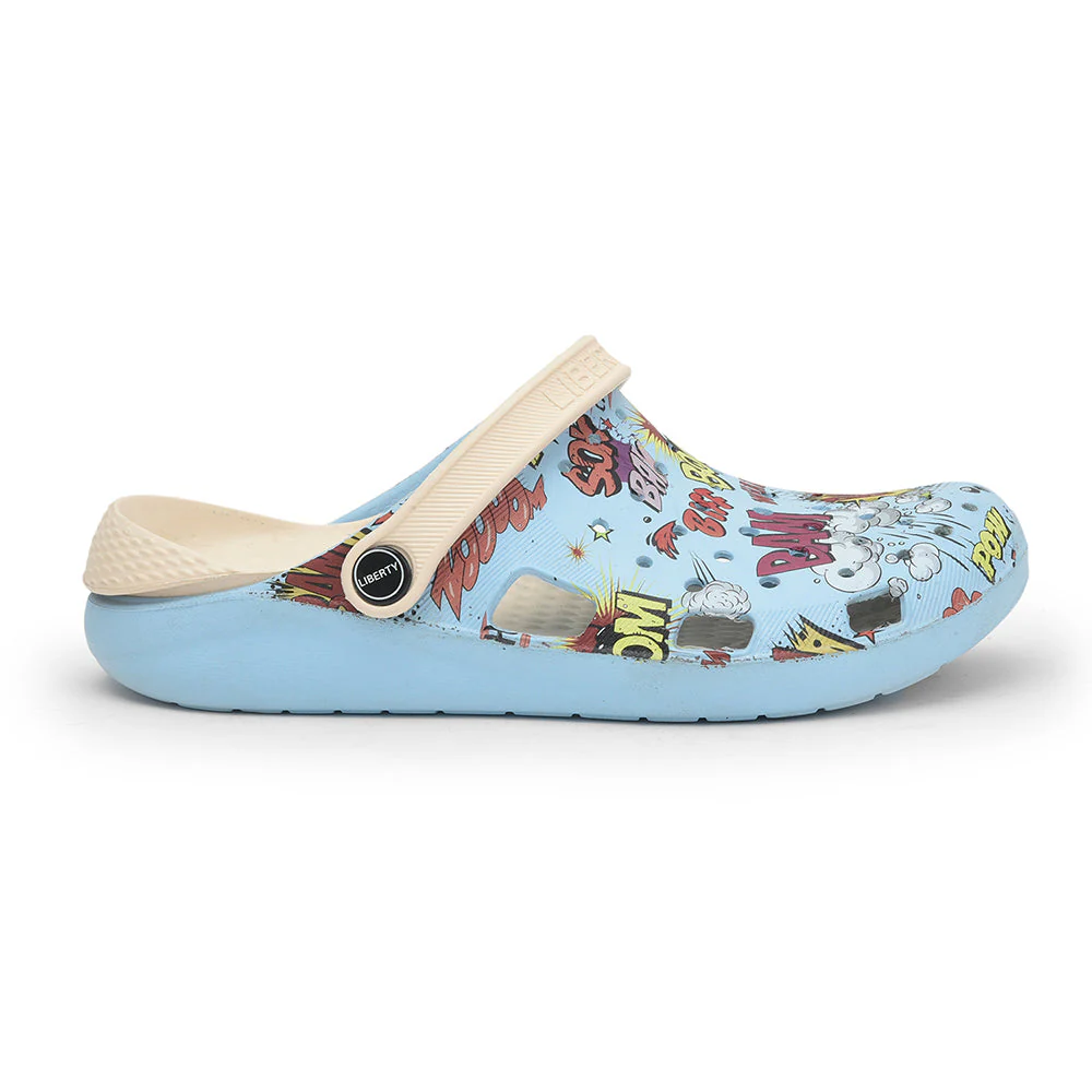 A-HA Sky Blue Clogs For Men LPMXT-810 By Liberty - Image 2