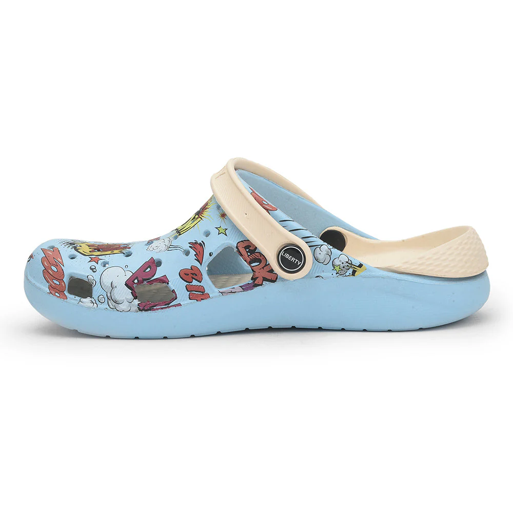 A-HA Sky Blue Clogs For Men LPMXT-810 By Liberty - Image 3