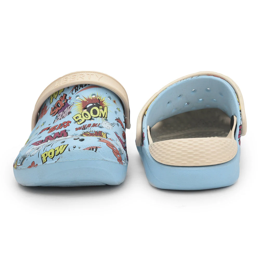A-HA Sky Blue Clogs For Men LPMXT-810 By Liberty - Image 5