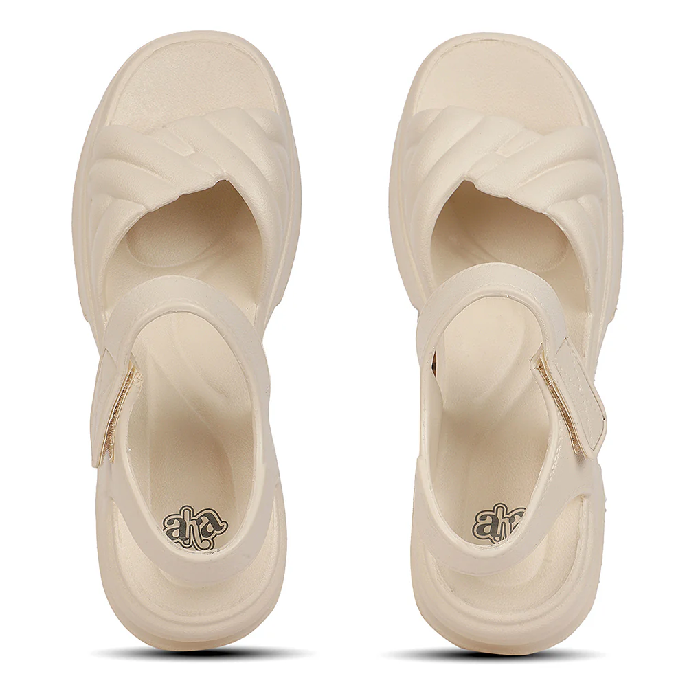 A-HA ULTRAWALKE Beige casual slides for women by Liberty - Image 8