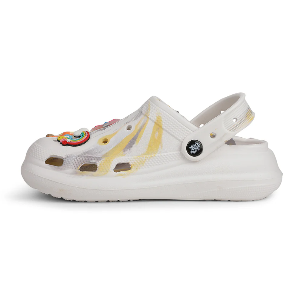 A-HA White Casual Clogs For Women ZQ-PTL-20 By Liberty - Image 3