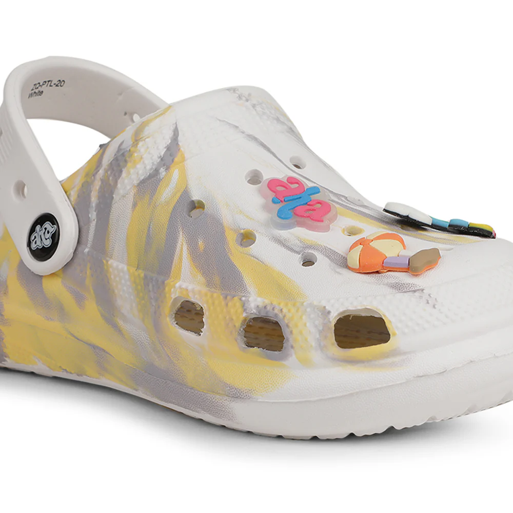 A-HA White Casual Clogs For Women ZQ-PTL-20 By Liberty - Image 5